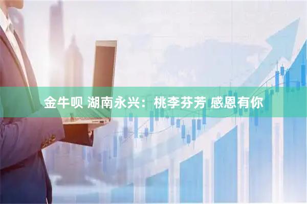 金牛呗 湖南永兴：桃李芬芳 感恩有你