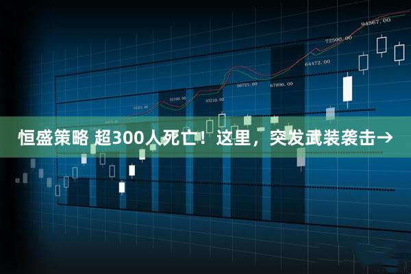 恒盛策略 超300人死亡！这里，突发武装袭击→